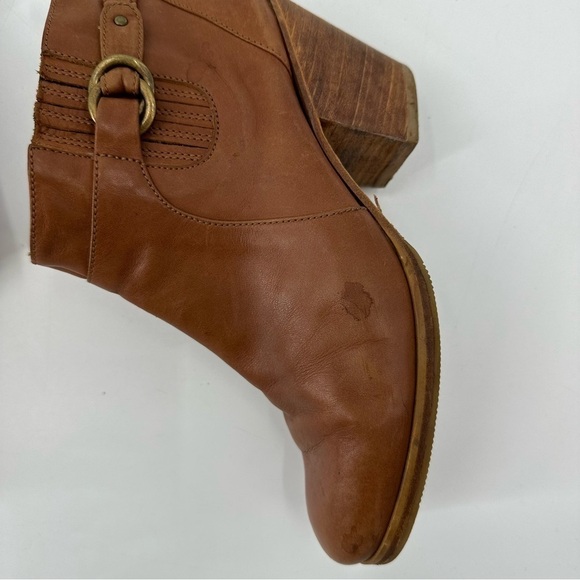 Rachel Comey Hitch Whiskey Leather Ankle Bootie Size 7 - Picture 3 of 10